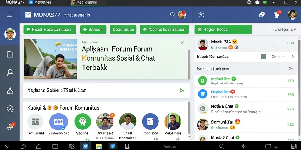 Tampilan antarmuka MONAS77 yang menarik dan fungsional.