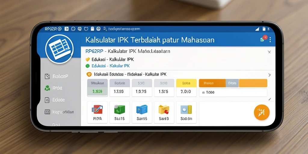 Tampilan antarmuka sederhana dan intuitif dari RP62RP.