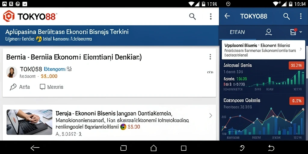Tampilan antarmuka TOKYO88 yang sederhana dan informatif untuk akses berita ekonomi.