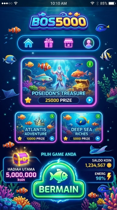 bos5000 tampilan beranda